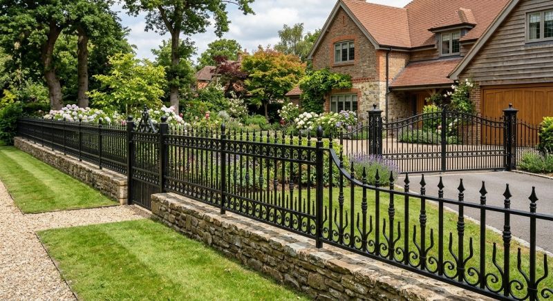 Custom Iron Fence Installation in Alpharetta, GA